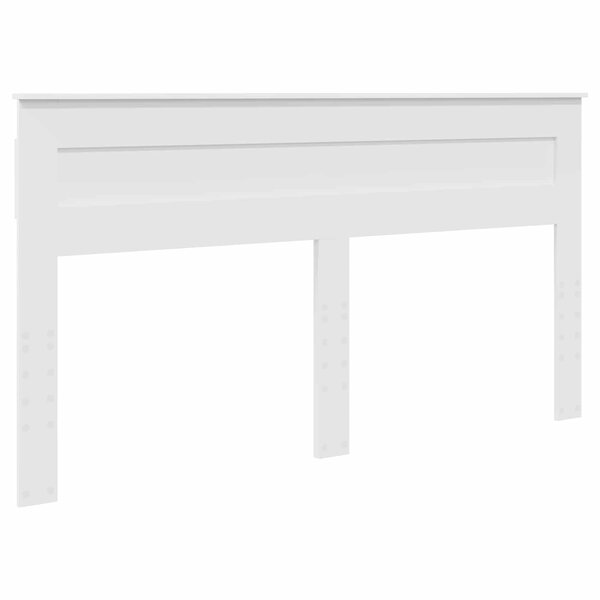vidaXL Tête de lit Blanc 180 cm Bois d'ingénierie