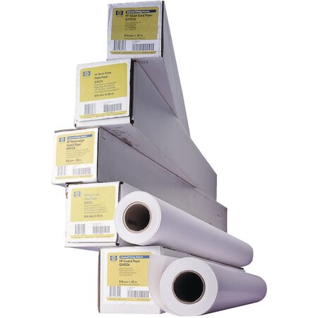 Rouleau de papier couché blanc brillant c6020b pour traceur - format 0 914  x 45 7m - 90g (rouleau 45.7 mètres) - La Poste