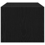 vidaXL Meuble TV chêne noir 60x31x25 5 cm bois d'ingénierie