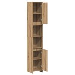 vidaXL Armoire de salle de bain chêne artisanal 30x30x183 5 cm