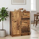 vidaXL Buffet Bois ancien 66 x 34 5 x 87 cm Bois d'ingénierie