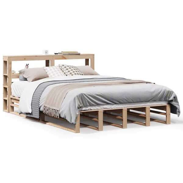 vidaXL Cadre de lit sans matelas 160x200 cm bois massif de pin