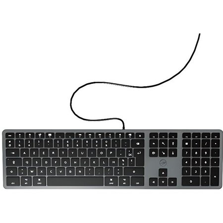 MOBILITY LAB Clavier DesignTouch filaire pour MAC Gris Sidéral