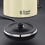 Russell hobbs bouilloire colours plus crème classique 2400 w 1 7 l