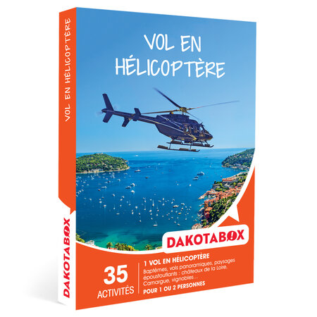 Dakotabox - coffret cadeau - vol en hélicoptère