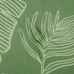 vidaXL Coussins de chaise lot de 6 motif de feuilles 50x50x4 cm tissu