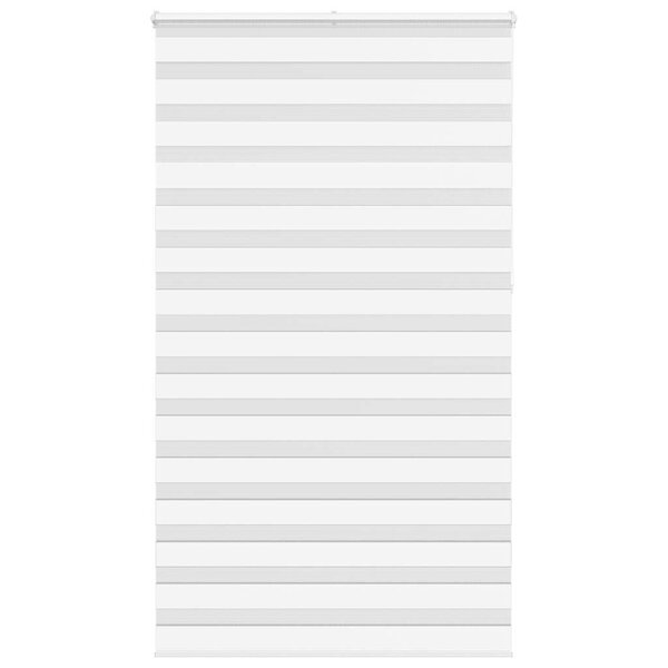 vidaXL Store zèbre blanc 130x230 cm largeur du tissu 125 9cm polyester