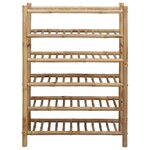 vidaXL Rack à chaussures 68 x 28 x 96 cm Bambou Naturel