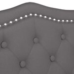 vidaXL Banc Chesterfield Gris 120 5 x 65 x 75 cm Cuir synthétique