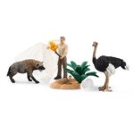 Schleich figurine attaque de la hyene - 42504 wild life