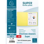 Paquet 100 Chemises Super 160 - 24x32cm - Rouge - X 5 - Exacompta