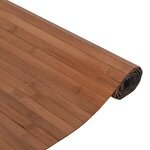 vidaXL Tapis rectangulaire marron 60x100 cm bambou