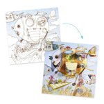 Djeco DJ09684 - Coloriages Le voyage de Malo