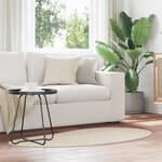 vidaXL Tapis Beige 80x150 cm Antidérapant