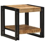 vidaXL Table basse Marron 40 x 40 x 38 cm bois de manguier massif