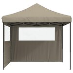 vidaXL Tente de fête Taupe 292 x 292 x 315 cm Tissu Oxford