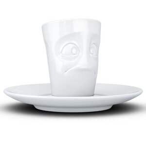 Tasse expresso perplexe porcelaine tassen
