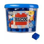 Androni Giocattoli 104114112 - Blox 100 : 4 briques bleues dans une boîte