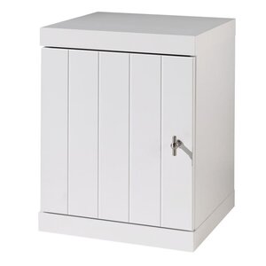Vipack Table de chevet avec porte Robin Bois Blanc