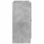 vidaXL Armoire sous évier de salle de bain Gris béton