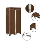 vidaXL 2 Pièces Garde-robes Marron 75x50x160 cm