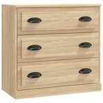vidaXL Buffet chêne sonoma 70x35 5x67 5 cm bois d'ingénierie