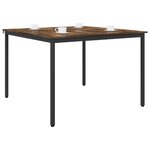 vidaXL Table de salle à manger / Table de repas MÉTAL