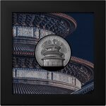 TEMPLE OF HEAVEN Beijing 2 Once Argent Coin 10 Dollars Cook Islands 2023