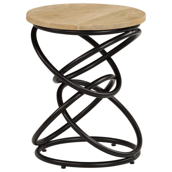 vidaXL Table d'appoint Bois de manguier solide 40x50 cm