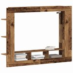 vidaXL Meuble TV Bois ancien 152 x 22 x 113 cm Bois d'ingénierie