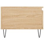 vidaXL Table basse Chêne sonoma 90x50x36 5 cm Bois d'ingénierie