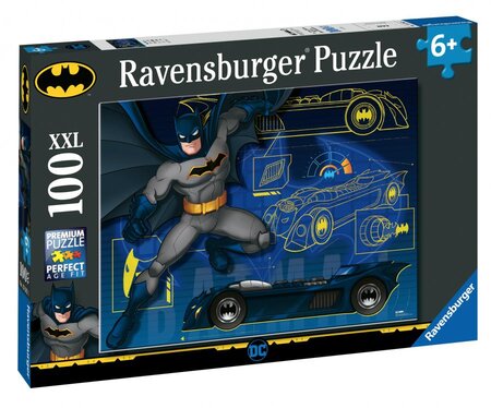 Puzzle 100 p xxl - la batmobile / batman