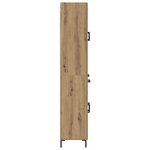 vidaXL Haut Armoire 2 Pièces Chêne artisanal Bois d'ingénierie