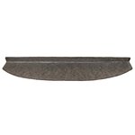 vidaXL Tapis d'escalier auto-adhésifs 15 Pièces Marron 80 x 24 5 x 3 5 cm