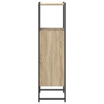 vidaXL Armoire Haute de Rangement Chêne Clair Bois d'ingénierie