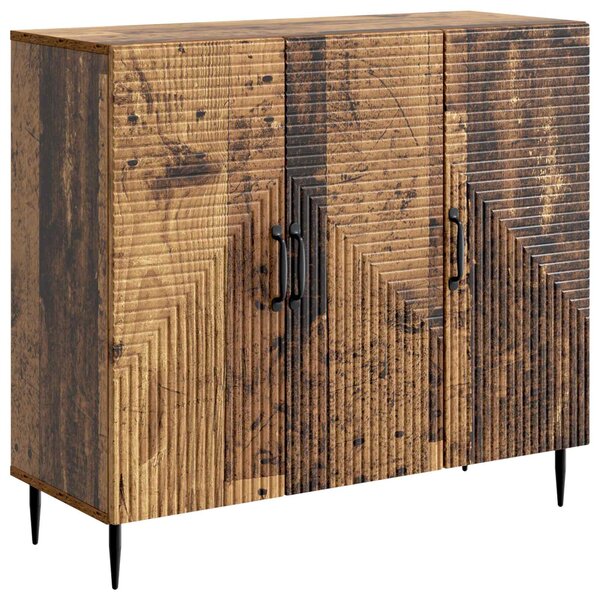 vidaXL Buffet Bois ancien 89 x 34 5 x 80 cm Bois d'ingénierie