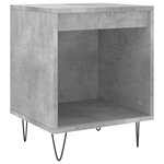 vidaXL Tables de chevet 2 Pièces gris béton 40x35x50 cm bois d’ingénierie