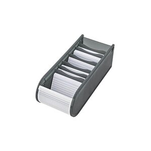 Boîte pour 500 Cartes format A8 (100 cartes inclues) Gris WEDO