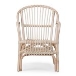 CHILDHOME Chaise en rotin avec coussin pour enfants Montana Naturel