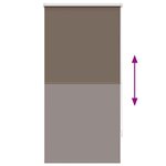 Store enrouleur occultant marron 60 x 120 cm