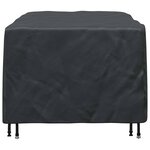vidaXL Housse pour mobilier d'extérieur Noir 172 x 113 x 73 cm 210D
