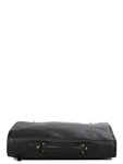 Cartable homme Premium en cuir - KATANA - 2 soufflets - 40 cm - 31017-Noir