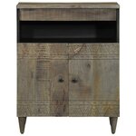 vidaXL Buffet 60x33x75 cm Bois massif de manguier