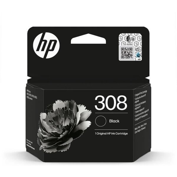 Cartouche d'encre HP 308 authentique noir (7FP21UE) pour HP Envy 6110  6120  6130  6520  6530