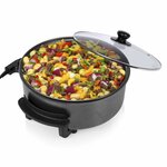 Tristar poêle multifonctionnelle xl 1500 w 5 l noir