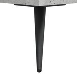 vidaXL Meuble TV Gris béton 80x36x50 cm Bois d'ingénierie