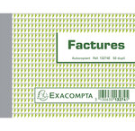 Manifold Factures 10 5x13 5cm 50 Feuillets Dupli Autocopiants - Motif  - X 10 - Exacompta