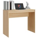 vidaXL Bureau Chêne sonoma 90x40x72 cm Bois d'ingénierie