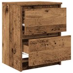 vidaXL Meuble TV vieux bois 40x35x54 cm bois d'ingénierie