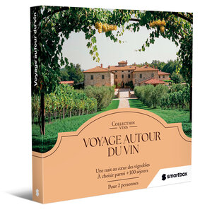 SMARTBOX - Coffret Cadeau Voyage autour du vin -  Séjour